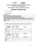 INFORME SOBRE LA ASESORÍA Y SEGUIMIENTO A DISTANCIA PROGRAMA “APRENDE EN CASA”