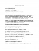 Identificación del cliente Venta de verduras y frutas