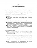 TPM Total Productive Maintenance Mantenimiento Productivo Total