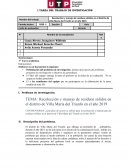 Recolección y manejo de residuos sólidos