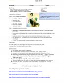 GUÍA DE TALLER DE LENGUAJE Prof.Nelly Flores S.