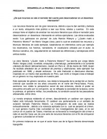 DESARROLLE LA PRUEBA 2: ENSAYO COMPARATIVO. Página 1