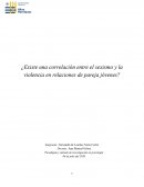 ¿Existe una correlación entre el sexismo y la violencia en relaciones de pareja jóvenes?
