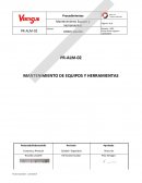 PROGRAMA MANTENIMIENTO DE EQUIPOS