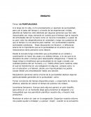 Ensayo sobre la Puntualidad