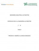 INGENIERIA INDUSTRIAL AUTOMOTRIZ