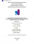 Elaboración de propuesta de mejora para la implementación del área de marketing para la empresa Adventure House E.I.R.L
