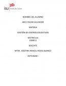 Gestion de Centros Educativos Actividad I Instituto Suizo