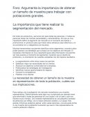 La importancia que tiene realizar la segmentación del mercado