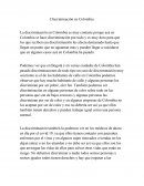 Discriminación en Colombia