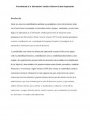 Procedimiento de la Información Contable al Interior de una Organización