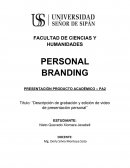 Descripción de grabación y edición de video de presentación personal