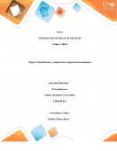 Identificación y relación de los impactos determinantes