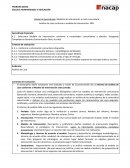 Análisis de caso conforme a modelo de intervención- 20%