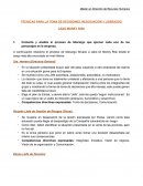TÉCNICAS PARA LA TOMA DE DECISIONES, NEGOCIACIÓN Y LIDERAZGO. CASO MONEY RISK