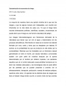 Caracterización de escenarios de riesgo