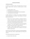 INTEGRACIÓN MOTORA Consideraciones generales