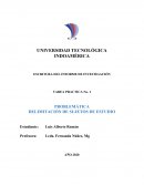 PROBLEMÁTICA DELIMITACIÓN DE SUJETOS DE ESTUDIO