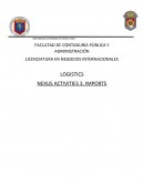 LOGISTICA NEXUS ACTIVITIES 3, IMPORTS