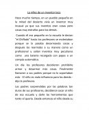 Cuento inventor loco