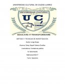 METODO Y TECNICAS DE INVESTIGACION
