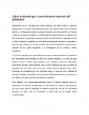 Conocimiento natural del derecho