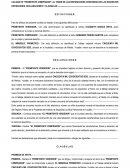 CONTRATO DE PROMESA DE COMPRAVENTA QUE CELEBRAN DE UNA PARTE ELIZABETH GARCIA ORTIZ