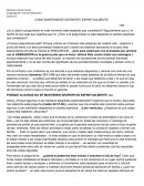 Como mantenerse despierto espiritualmente