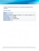 Fenómenos económicos en los procesos productivos de la sociedad