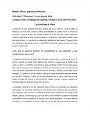 Ética y práctica profesional. Actividad: 2. Resumen: la convivencia ética