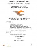Investigación de mercados de la empresa Saga Falabella
