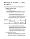 Estrategias de desarrollo de nuevos productos
