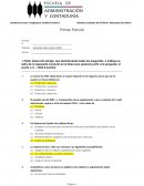 Examen 1 Auditoría Gestión de Calidad