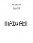 Fenomenologia de Husserl