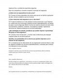 Ingresa al foro y contesta las siguientes preguntas: Buen día compañeros y docente comparto la actividad de integración