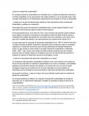 ¿Qué es el desarrollo sustentable?