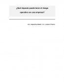 Riesgo operativo en una empresa