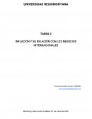 INFLACIÓN Y SU RELACIÓN CON LOS NEGOCIOS INTERNACIONALES