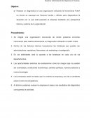 Diagnostico de una Organizacion usando FODA