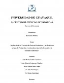 “Aplicación de la Teoría de las Fuerzas Productivas y las Relaciones sociales de Producción a la situación actual de la Economía y la sociedad ecuatoriana”