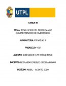 Resolución del problema de administración de inventarios