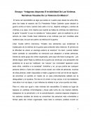 Ensayo: “Imágenes Abyectas E Invisibilidad De Las Víctimas. Narrativas Visuales De La Violencia En México”