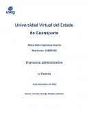 El proceso administrativo La Favorita