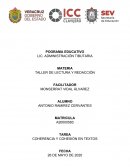 TALLER DE LECTURA Y REDACCIÓN