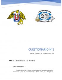 INTRODUCCION A LA ROBOTICA. Página 1