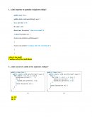 Caso de uso. ¿Qué imprime en pantalla el siguiente código?