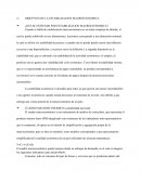 Objetivos de la Estabilización Macroeconomica