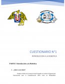 INTRODUCCION A LA ROBOTICA