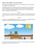 SIMULACIÓN SOBRE 2ª LEY DE NEWTON