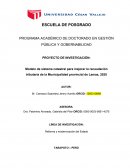 Modelo de sistema catastral para mejorar la recaudación tributaria de la Municipalidad provincial de Lamas, 2020